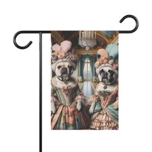 Whimsical Frenchie Garden Flag | Custom Outdoor Decor | Available in Two Sizes
