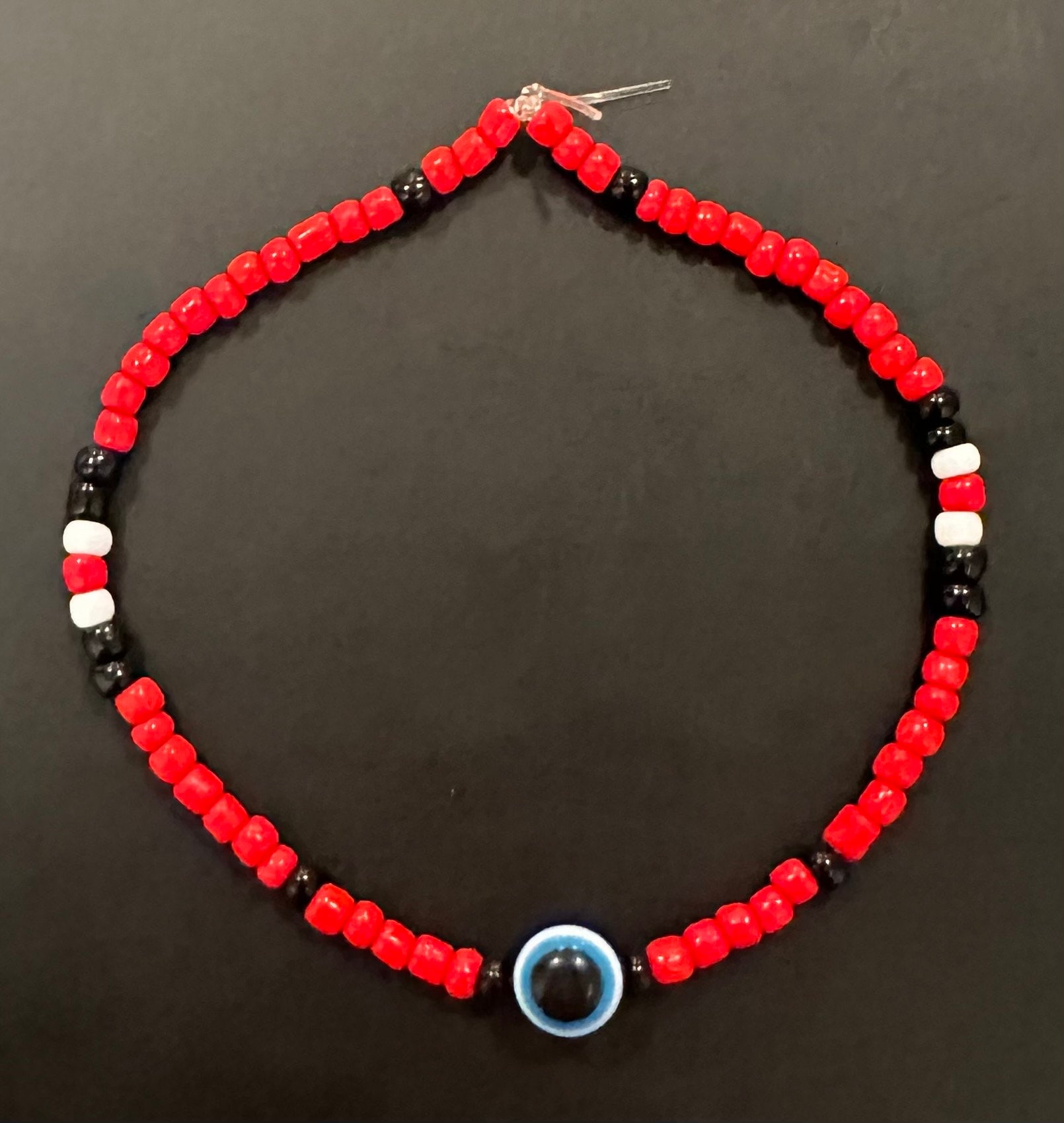 Red and Black Evil Eye Bracelet