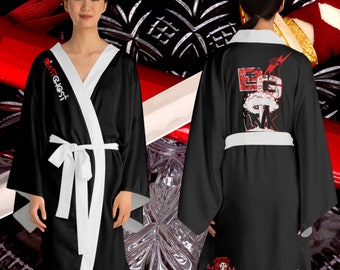 BG Goddess Long Sleeve Kimono (Red x Black)