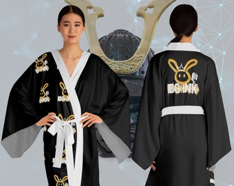 BG Bunny Long Sleeve Kimono (Gold x Black)