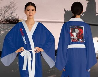 Ronin22 Long Sleeve Kimono (Blue)