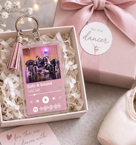 Keychain - Custom Album Cover - Dancer Gift