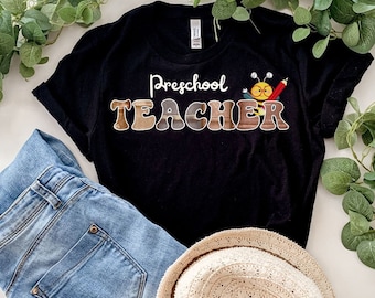 Teacher Shirt, New Teacher Shirt, Future Teacher Shirt, Teachers Month Shirt, School Shirt, Teacher Gifts, Preschool teacher shirt