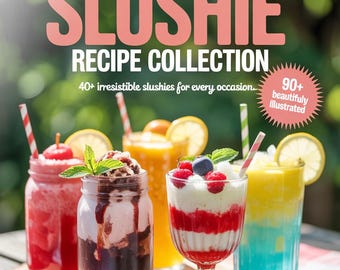 Ninja Slushieレシピ電子書籍 | Ninja Slushieマシン用フローズンドリンクレシピ40種類以上 | カクテル＆モクテル用Slushieクックブック | パーティードリンクガイド