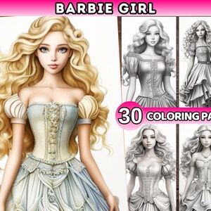 30 Fashion Girls Coloring Pages For Adults Coloring Book Fashion Girls Coloring Pages Beautiful Cute toys barb Printable coloring book pages