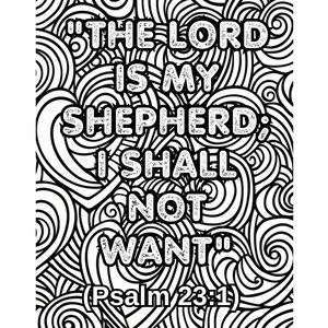 100+ Bible Verse Coloring Pages Christian Printable Coloring Book Adult ...