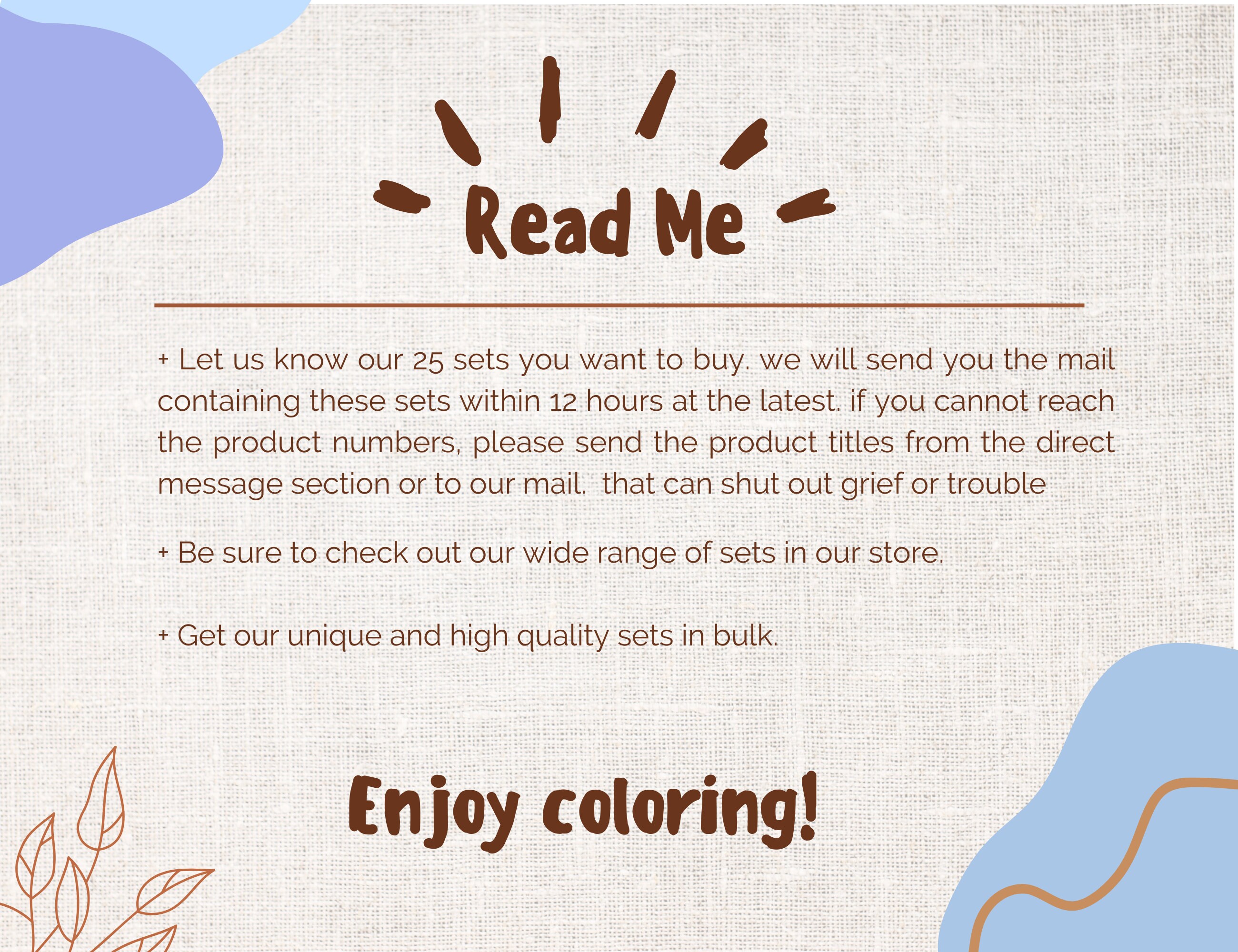 Customized Coloring Book Create Your Own Bundle Coloring Pages Bundle ...