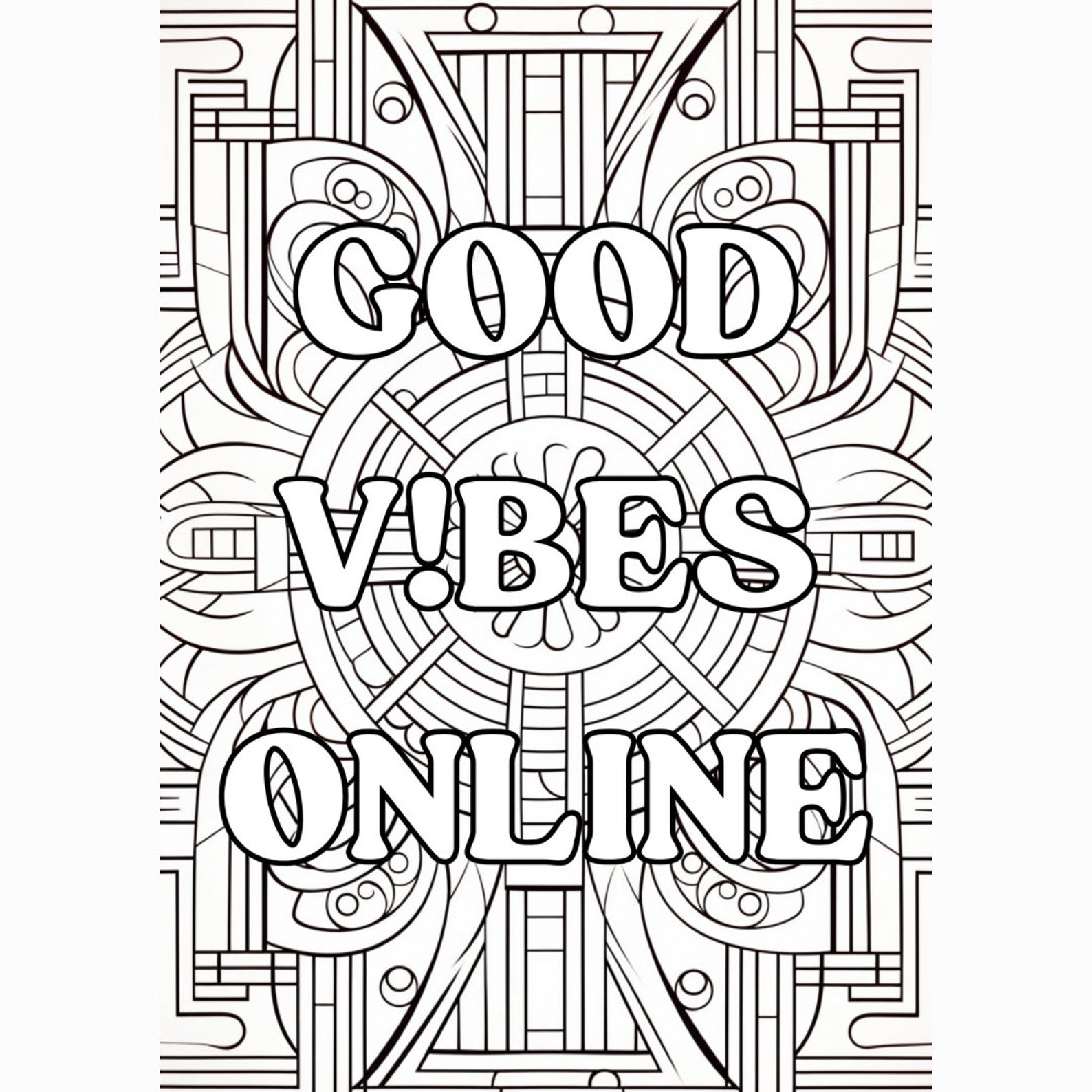 100 Motivational Quotes Coloring Pages for Adults Relaxation - Etsy