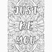 100 Motivational Quotes Coloring Pages for Adults Relaxation - Etsy
