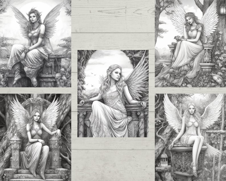 Angels Drawings.pdf 20 Angels Coloring Pages for Adults and Kids Coloring Pages, Angel ...