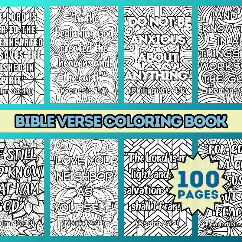 Christian Coloring Pages Etsy