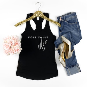 Pole vault mom tank top, Pole Vault tank, women's tank top, track and field shirt, pole vault shirt, pole vault gift, gift for mom, PV tank
