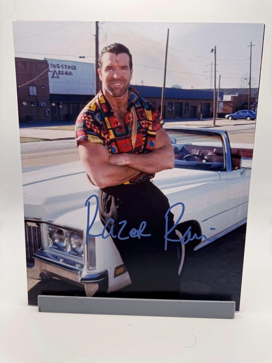Razor Ramon Autograph Razor Ramon Scott Hall Classic WWE Signed Autographed Photo Authentic ...