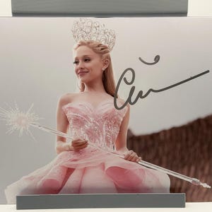 Ariana Grande Glinda Wicked Signed Autographed Photo Authentic 8X10 COA