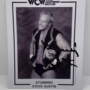 【超激レア】WWE スティーブオースティン自伝　サイン入り Stone cold steve austin autograph - Etsy 日本