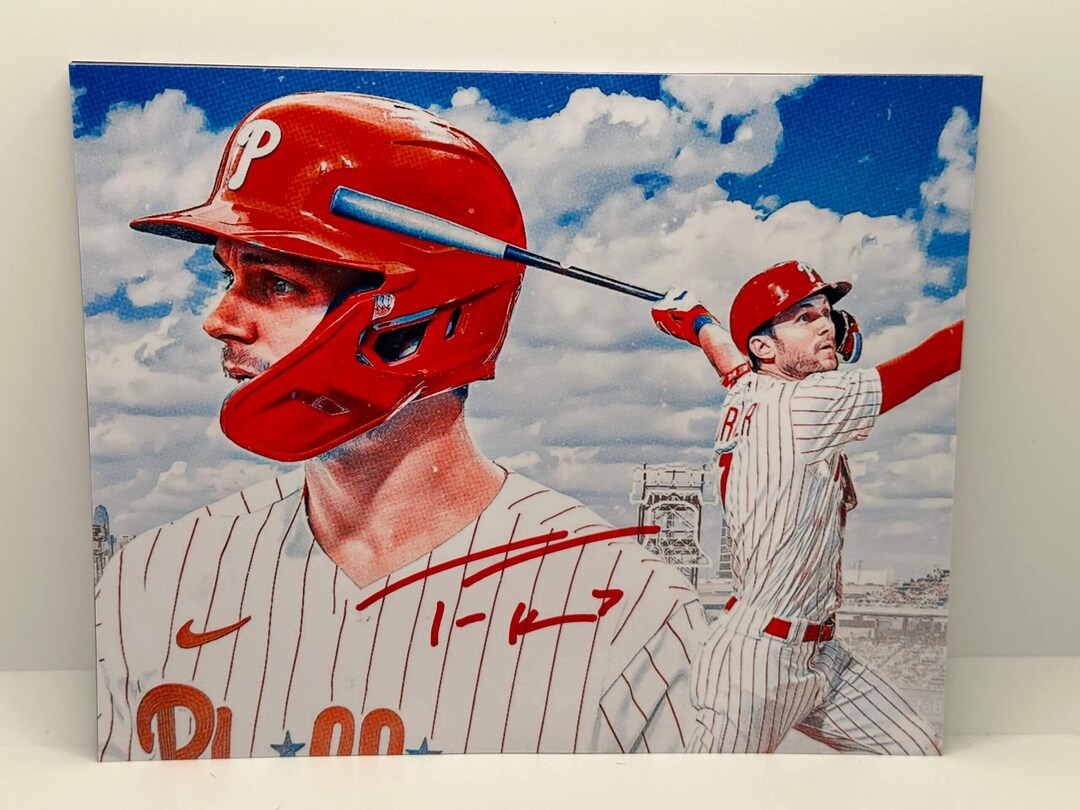 Trey Radel Signature Trey Turner Red Signed Autographed Photo Authentic 8x10 - Etsy