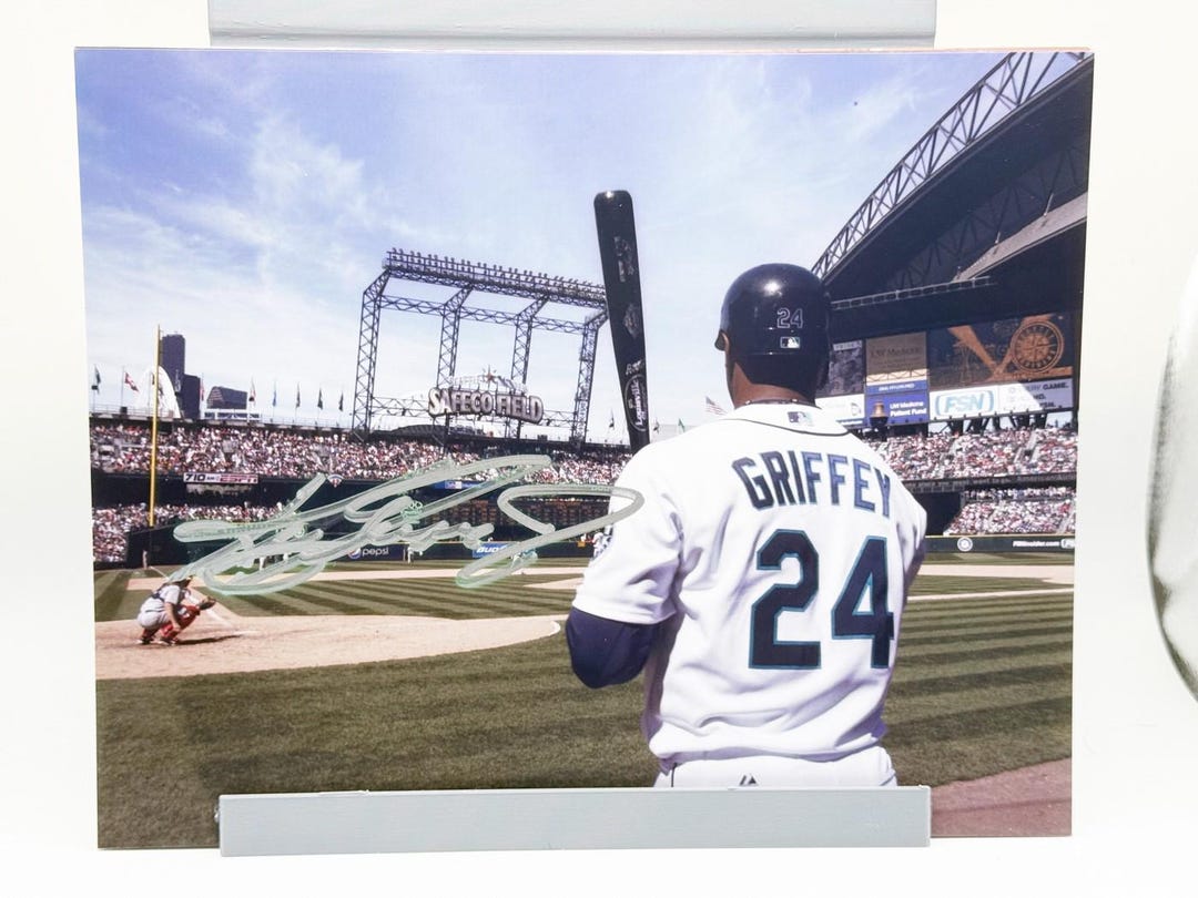 Ken Griffey Jr Rare Seattle Signed Autographed Photo Authentic 8X10 COA ...