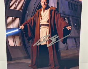Ewan McGregor Obi-Wan Kenobi Signed Autographed Photo Authentic 8X10 COA