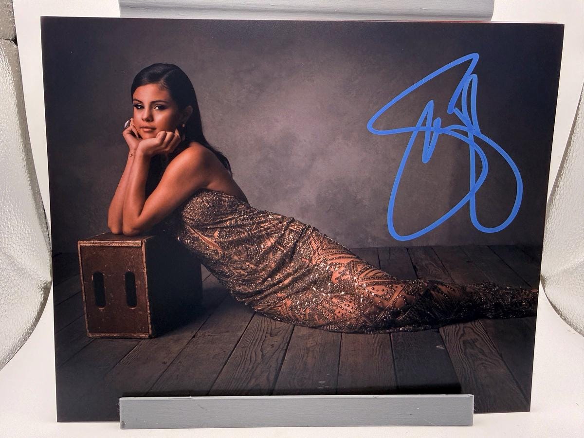 Selena gomez autograph - Etsy 日本