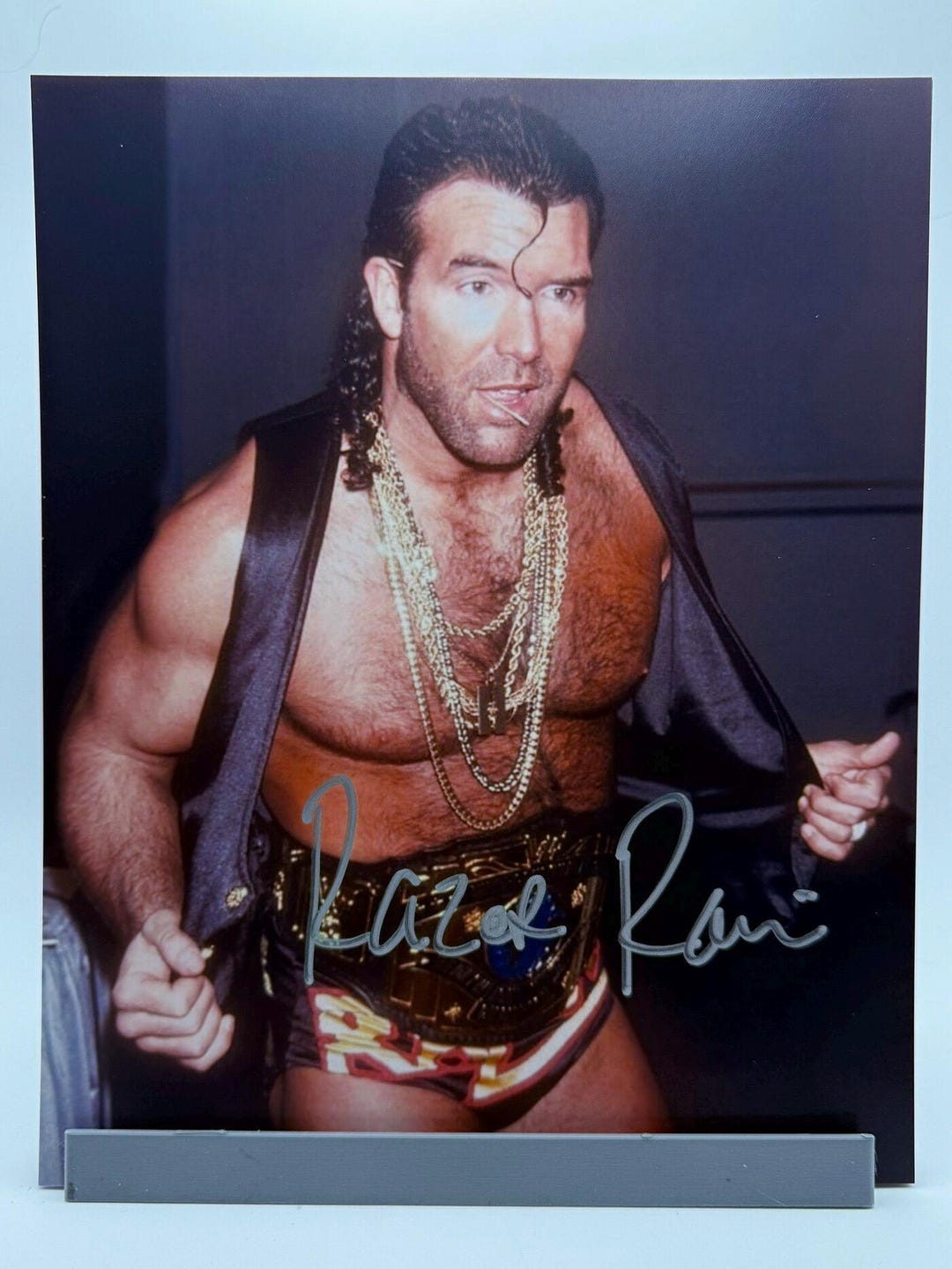 Razor Ramon Autograph Razor Ramon WWE Signed Autographed Photo Authentic 8X10 COA - Etsy