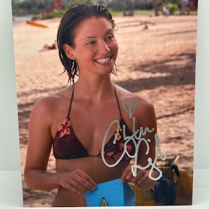Chyler Leigh Sexy Bikini Signed Autographed Photo Authentic 8X10 COA
