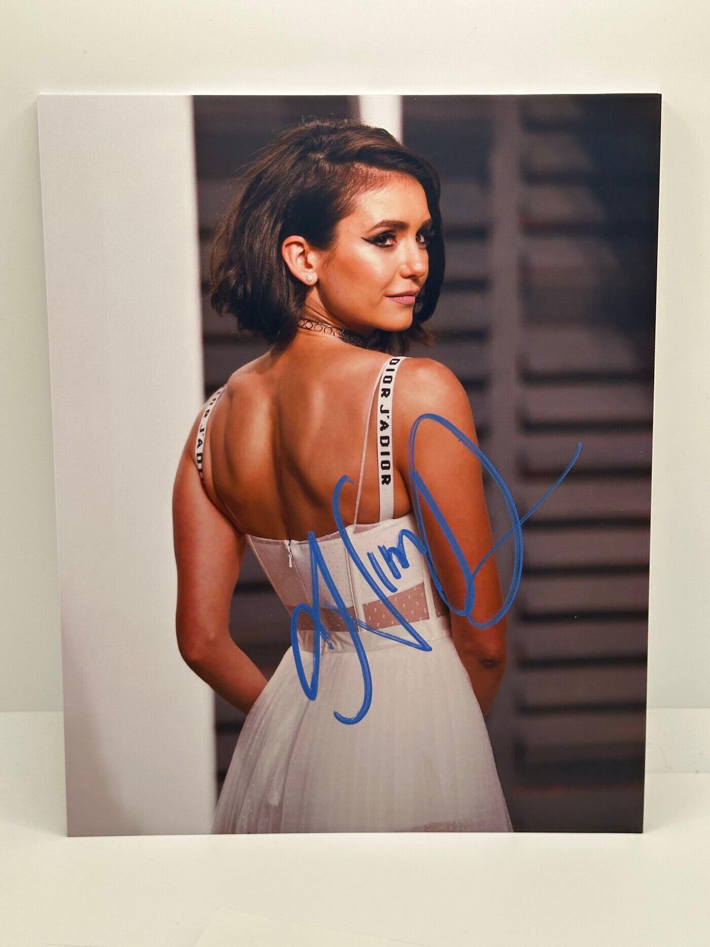 Nina Dobrev Signed - Etsy