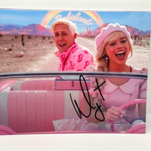 Margot Robbie Barbie Car Signed Autographed Photo Authentic 8X10 COA