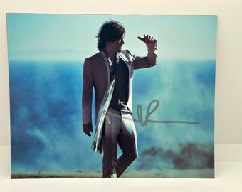 ノーマン・リーダス　直筆サイン　ポートレート ノーマン・リーダスのサイン入り8x10写真 - Etsy 日本