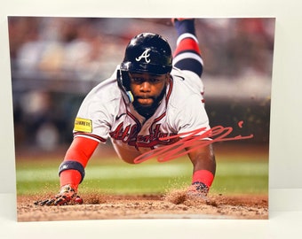 Foto autografata di Michael Harris Atlanta Braves autentica 8x10 COA