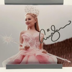 Ariana Grande Wicked Signed Autographed Photo Authentic 8X10 COA