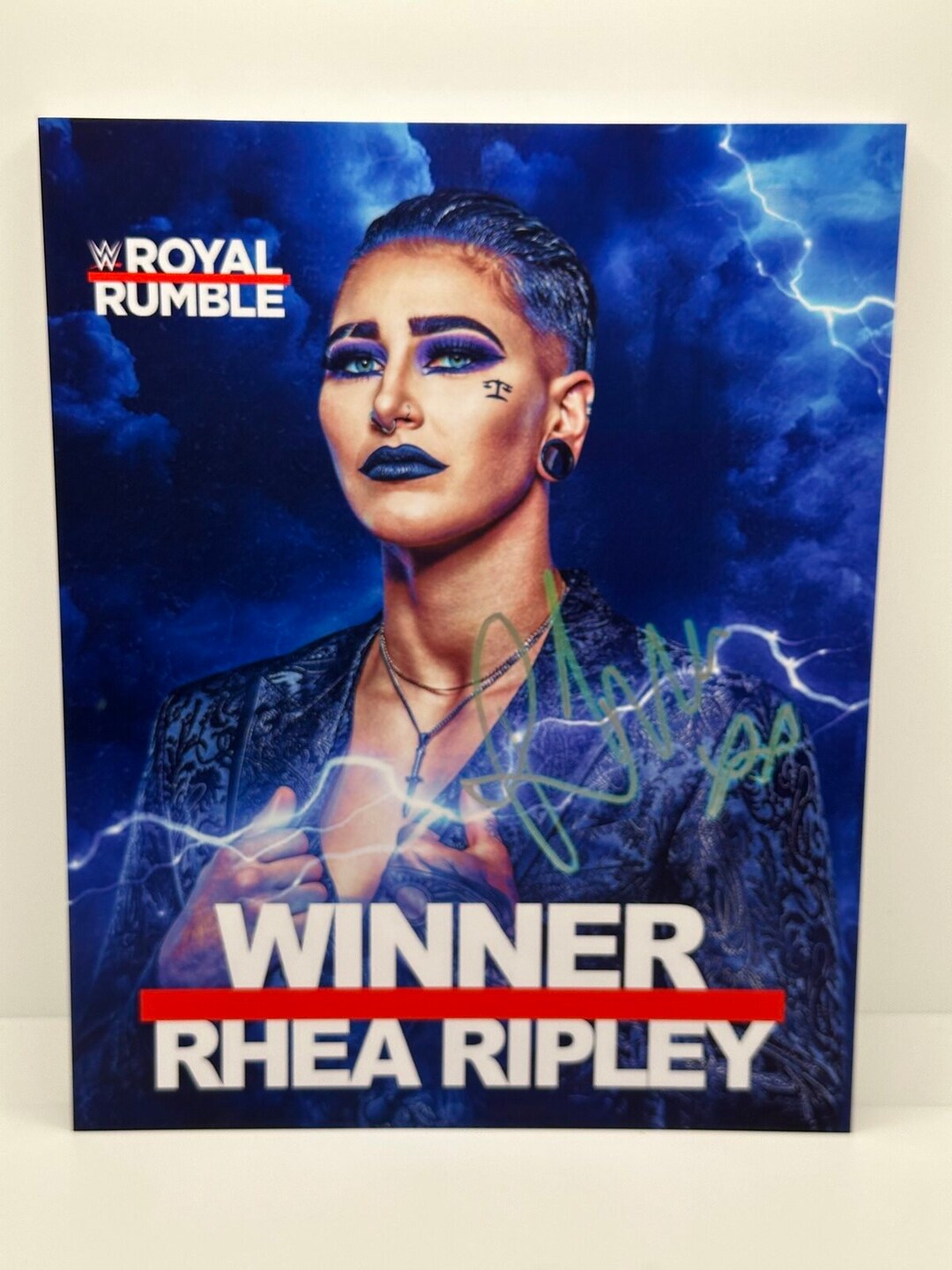 Signed Rhea Ripley Rhea Ripley RR Signed Autographed Photo Authentic 8x10 COA - Etsy