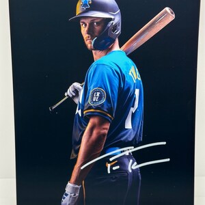 Trea Turner City Connect Signed Autographed Photo Authentic 8x10 COA