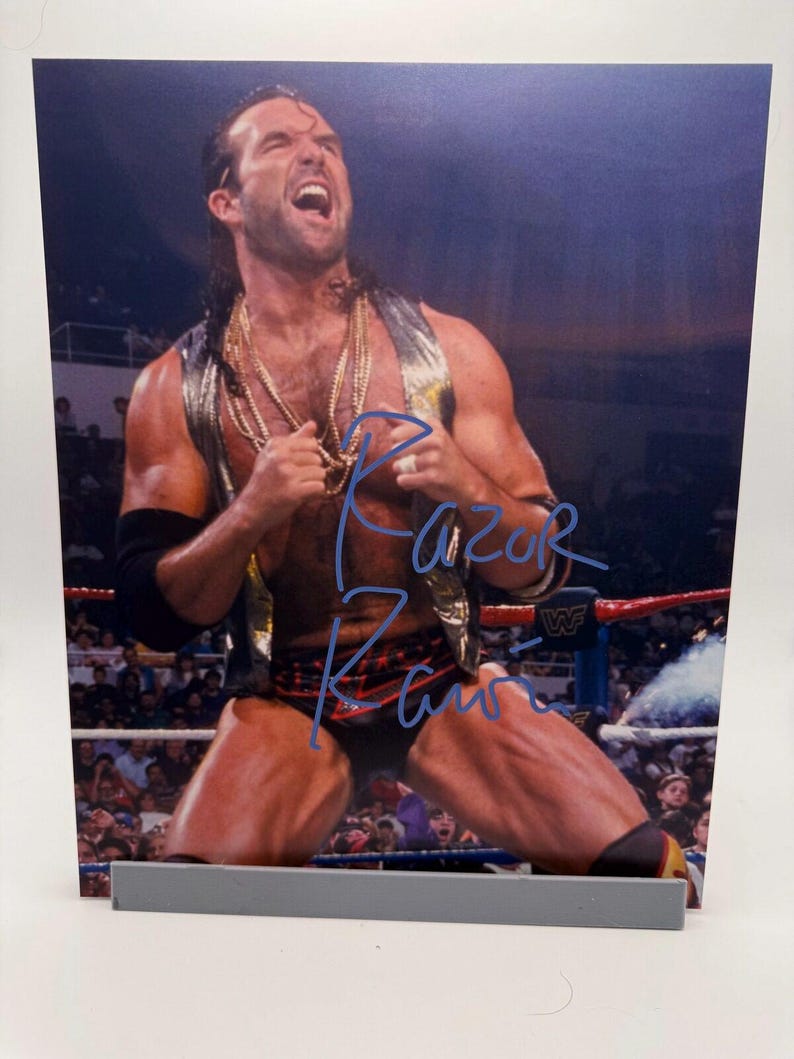 Razor Ramon Autograph Razor Ramon Classic WWE Signed Autographed Photo Authentic 8X10 COA ...