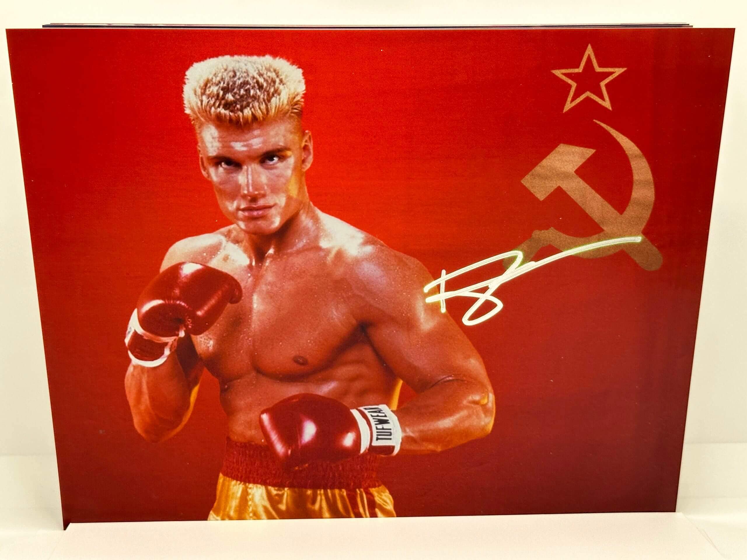 Dolph Lundgren Rocky Signed Autographed Photo Authentic 8X10 COA