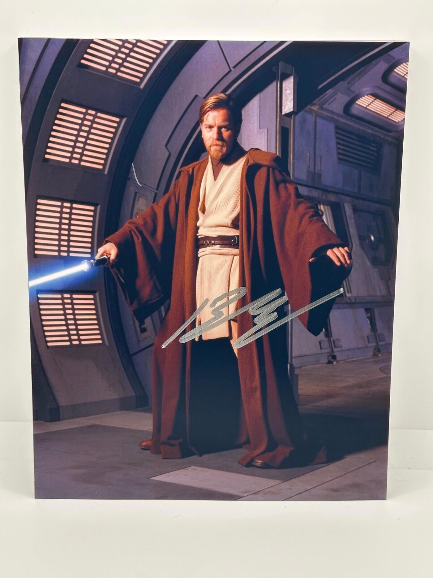 直筆】オビ=ワン・ケノービ役ユアン・マクレガー氏 サイン入りポート