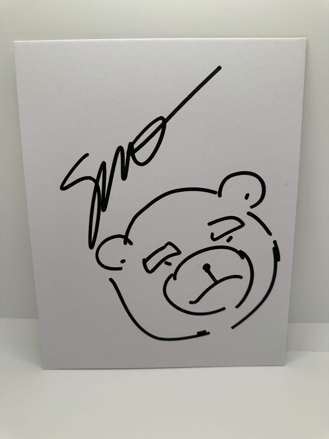 Seth Mcfarlane Rare Signed Ted Sketch Etsy