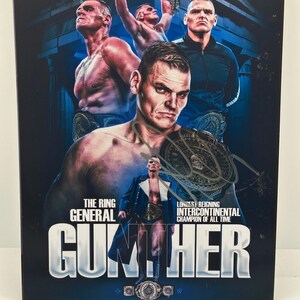 Titre de l'entreprise Gunther IC, photo dédicacée authentique 8 X 10 COA