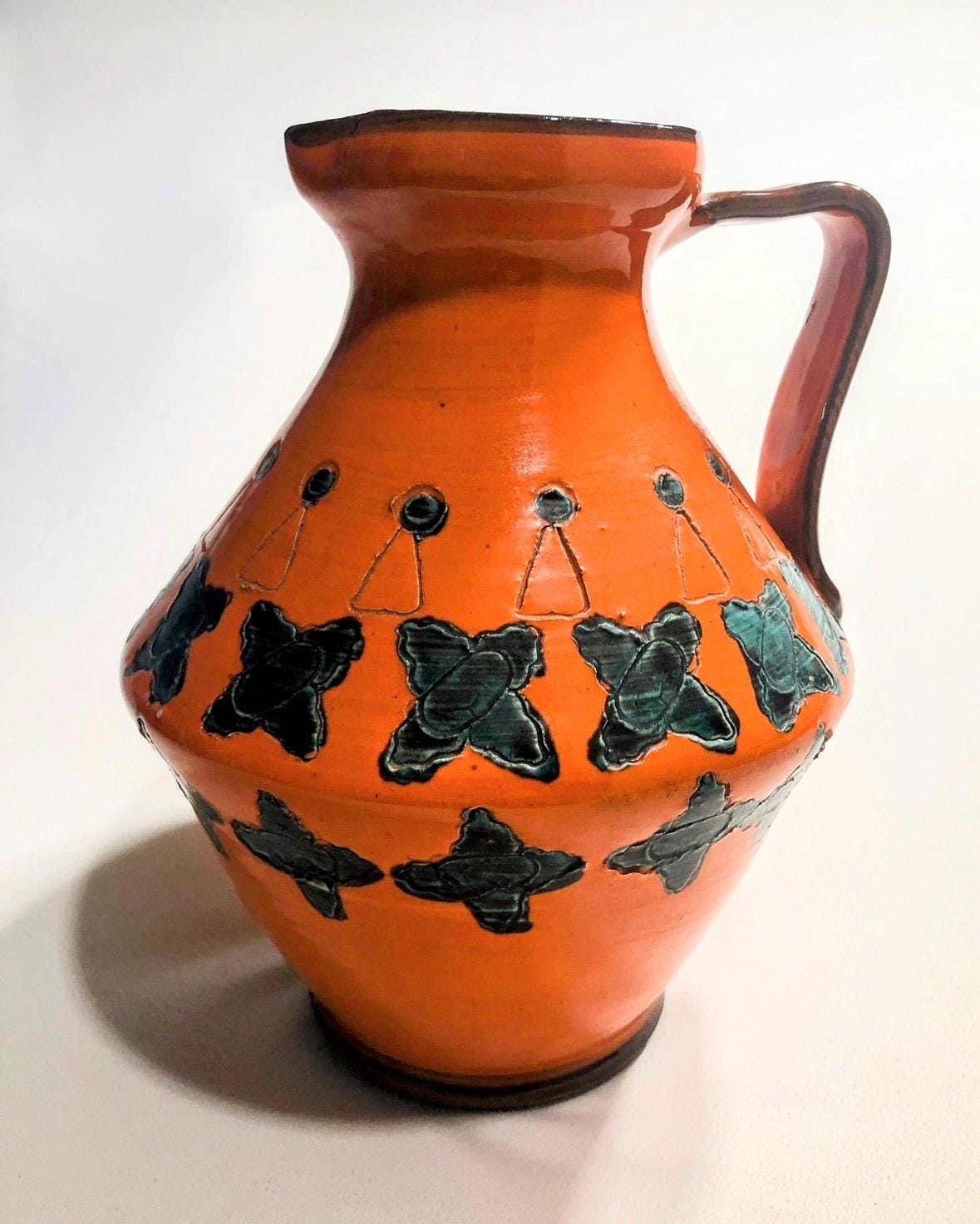 Bitossi Pottery Pitcher - Etsy