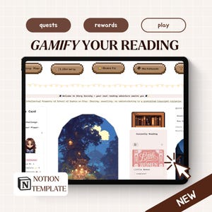 Modello di agenda di lettura gamificata per Node: dashboard accogliente per la biblioteca digitale in stile gioco di ruolo