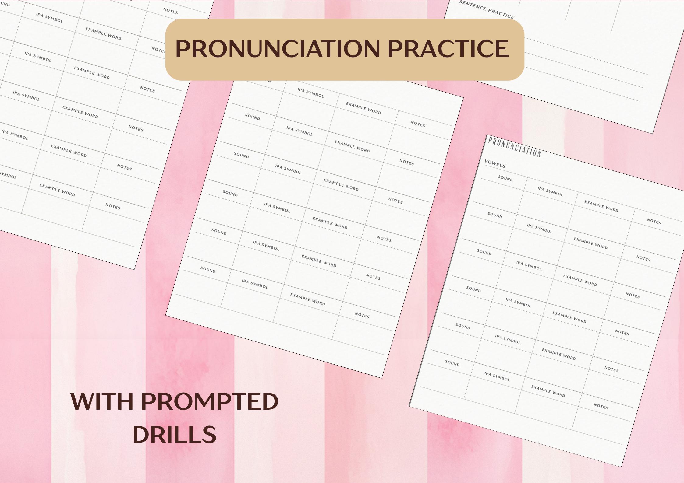 Language Notebook.pdf Language Learning Notebook Printable: Grammar, Vocab & Verb Study (PDF ...