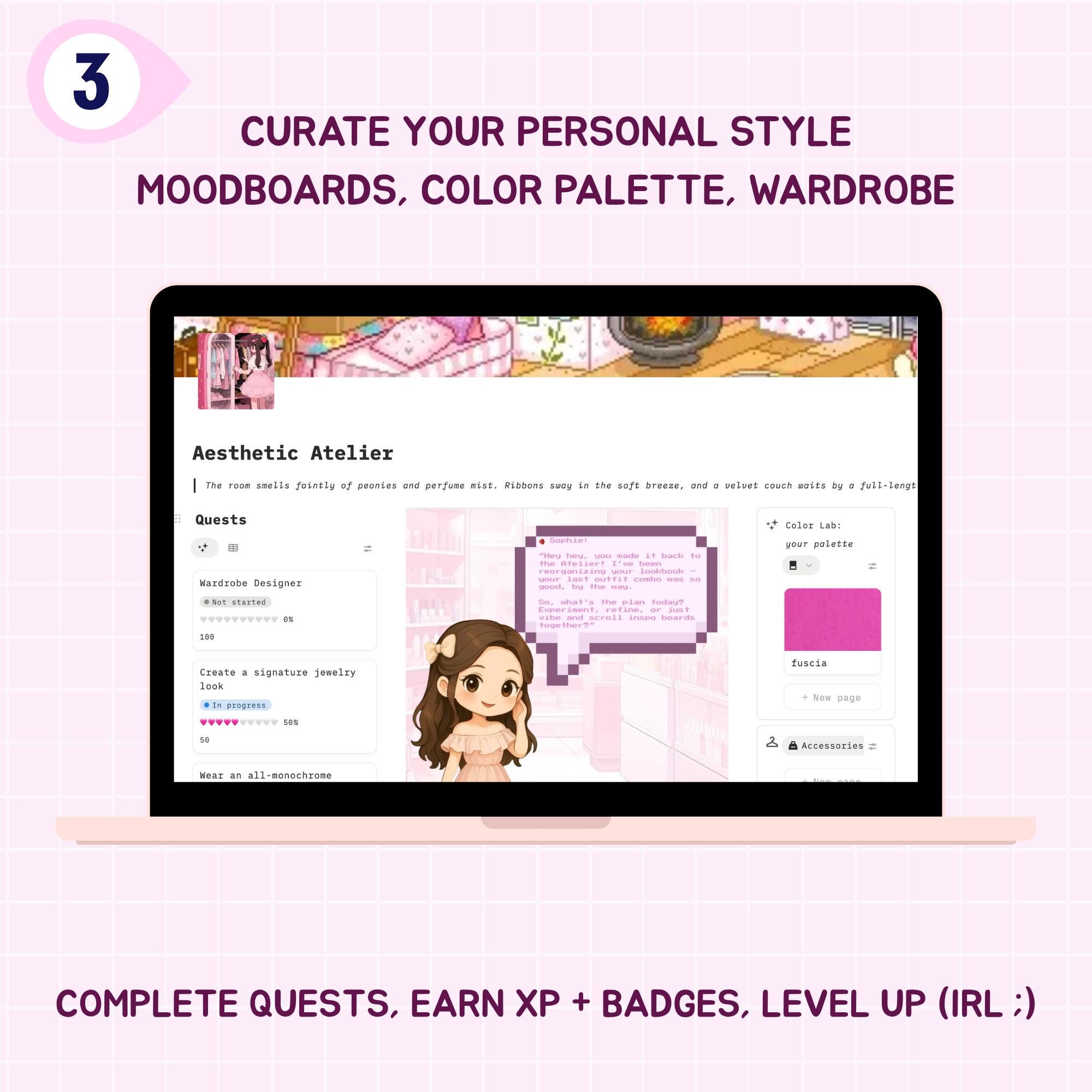 Gamified RPG Life Planner: Notion Template for Levelling Up, Habit ...