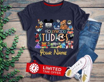 Vintage Disney Hollywood Studios Mickey And Friends Shirt, Disneyland Shirt, Disney Trip Shirt, Disneyworld Shirt, Hollywood Studios Trip