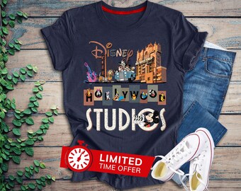 Vintage Disney Hollywood Studios Mickey And Friends Shirt, Disneyland Shirt, Disney Trip Shirt, Disneyworld Shirt, Hollywood Studios Trip