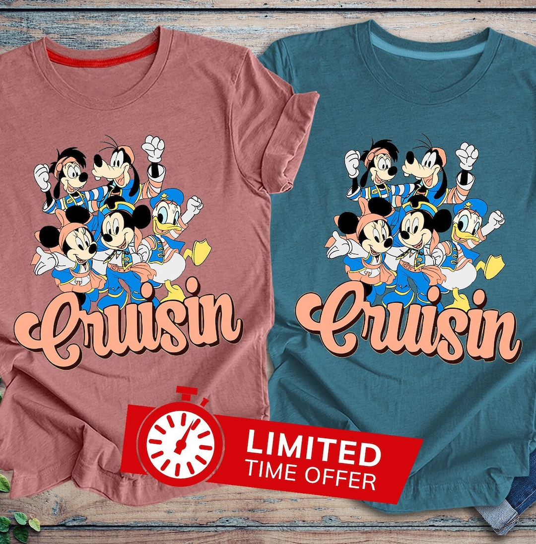 Vintage Disney Shirt Mouse and Friends Magical Cruisin Disney Cruise