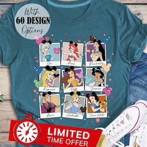 Disneyland Trip All Princess Shirt, Disney Girls Trip Disney Princess Shirt, Disney World Trip Princess Squad Shirt, Disneyland Vacation Tee