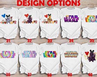 Matching Star Wars Disneyworld Trip Shirt For Family, Star Wars Characters  Disney Family Shirt, Star Wars Trip Shirt Star Wars Fan Gift