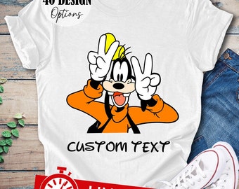 Camiseta Goofy para niños, camisetas familiares a juego para viajes a Disney World, regalo de Disneyland para hijo, camisetas de vacaciones familiares en Disneyland, regalos de Disney