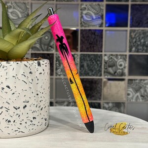 Summer Sunset Glitter Pen