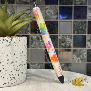 Colorful Rainbow Easter Glitter Pen