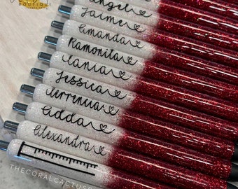 Nurse or Healthcare Syringe Glitter Pen